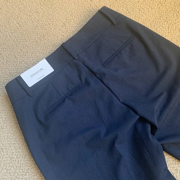(0 Reg) NWT Ann Taylor Straight Navy Dress Pants - Picture 3 of 6